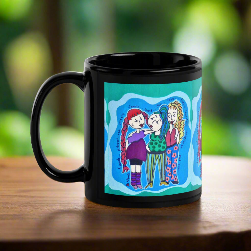 Beautiful Girls | Ceramic Glossy Mug - Black / 11 oz - MUG