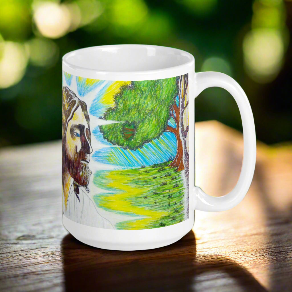 The Healing Presence of Jesus Christ | Ceramic Glossy Mug