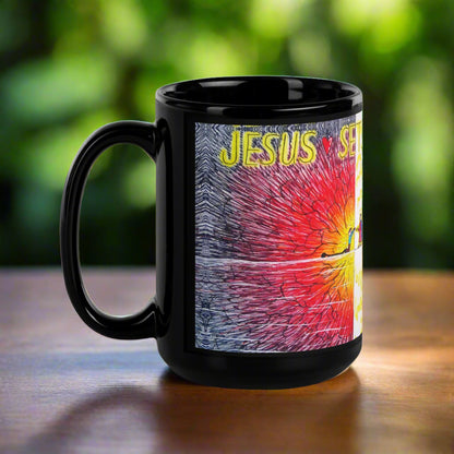 Jesus Sets Free | Ceramic Glossy Mug